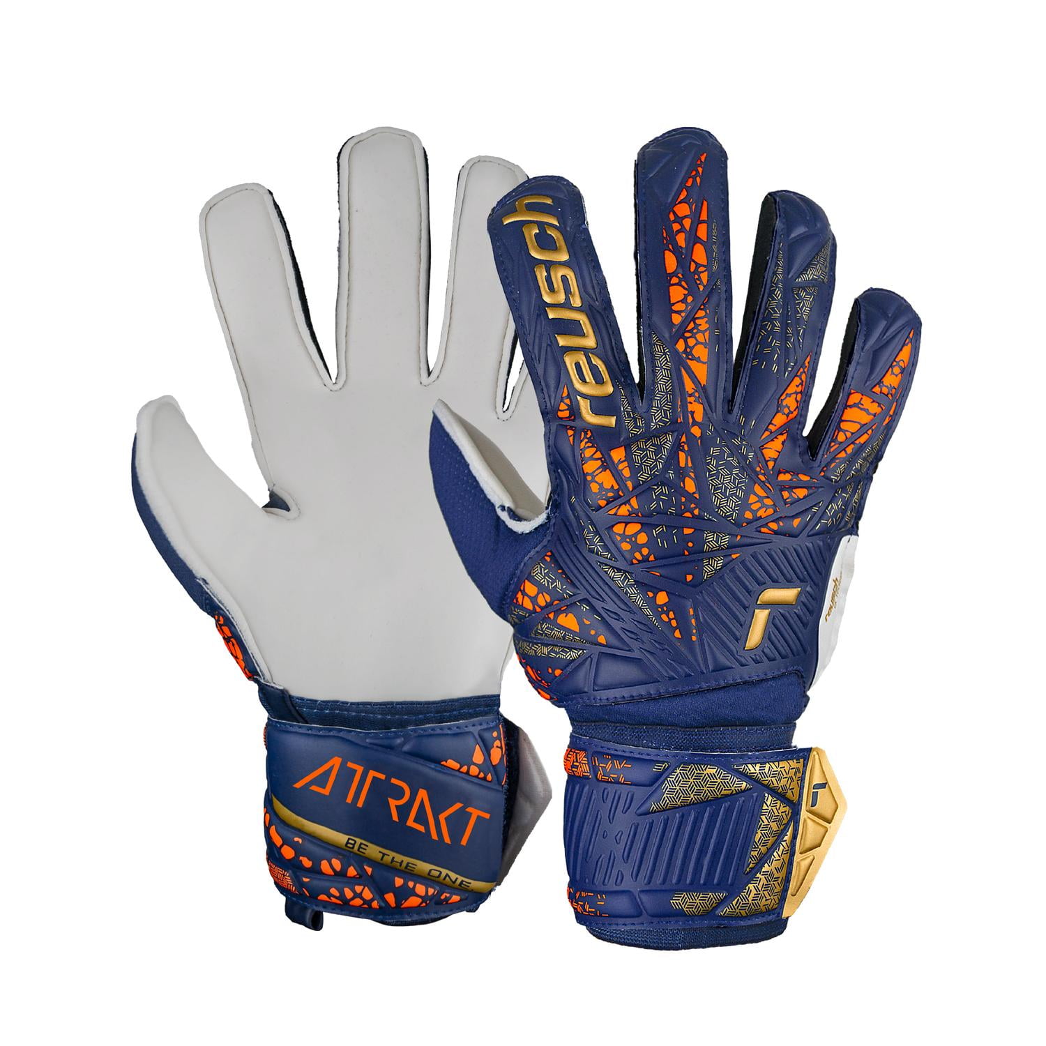 Guante Arquero Reusch Attrakt Solid Adulto Azul 10