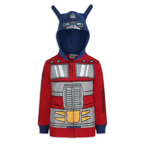 Hasbro Transformers Optimus Prime Y Bumblebee Sudadera Con Capucha Para Niños Con Cierre