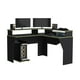 thumbnail image 3 of Escritorio Gamer En L Fm-046o - Negro Y Canto Verde, 3 of 8