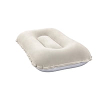 Almohada Inflable Aterciopelada 42X26X10Cm Bestway Beige Tamano Unico