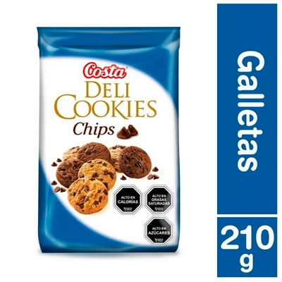 Galletas Deli Cookie Chips Bolsa 210 G Costa