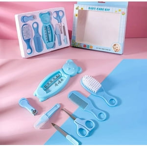 Mundo Eve - Set Cuidado Para Bebe Celeste 7 Piezas