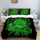thumbnail image 1 of Hot Singer F-FER XXO Green Graffiti Printed Pattern Suitable Suitable for Home Bedrooms Guest Rooms, 1 of 5