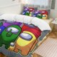 thumbnail image 3 of 3 Piece Bedding SetCartoon Among UsComforter Set for Kids Boys Teen Tween 3D Lightweight Microfiber Bedding Sets, 3 of 5
