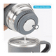 thumbnail image 3 of Set de termo para agua caliente/fría + 3 tazas de 500 ml, color gris, 3 of 3