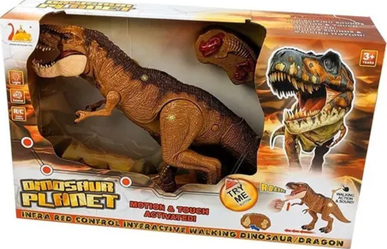 Genérico - Dinosaurio Rc Grande Sensores Táctiles