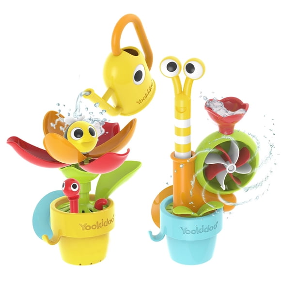 Set de juguete de baño Yookidoo Garden Adventure con forma de caracol y flor de 1 a 3 años