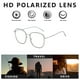 thumbnail image 4 of Gafas planas anti-luz azul modernas, sencillas y de alta gama, hechas de PC, metal y CA, 4 of 5