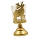 thumbnail image 3 of Portavelas Retro Ciervos Dorado, 3 of 3