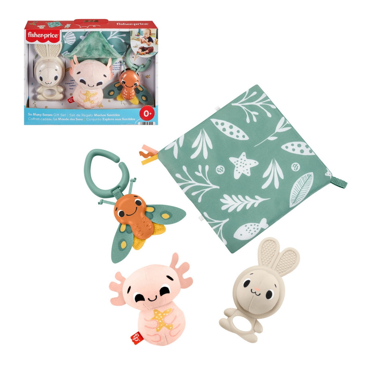 Fisher-price - Juguete Para Bebés Set De Regalos Muchos Sentidos
