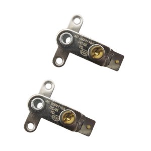 Magideal - 2 Piezas Termostato Interruptor Presión Cocina Eléctrica Repuesto Termostato Metálico Contactos Plata Compatible Para Cocinas Hogar Taller Reparación