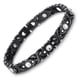 thumbnail image 1 of Xiao Hua Pulsera para Mujer de 7.87 Pulgadas Pulsera Negra con Incrustación de Pedrería Blanca, Diseño Fácil de Combinar, Accesorio Elegante Diario, Adecuado para Joyería de Oficina Regalo Del Día, 1 of 2