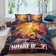 thumbnail image 2 of ¿Qué pasaría si...? Conjunto de sábanas temático, trío de piezas, cómodo y amigable con la piel, diseño único, regalo de decoración para el hogar para familiares, amigos y fans,140cm *210cm, 2 of 6