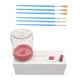 thumbnail image 1 of Limpiador De Pinceles, Lavabo De Fácil Limpieza, Herramienta De Lavado De Pinceles, Enjuagador De Pinceles, Rosa Con 6 Pinceles, 1 of 5