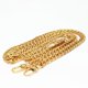 thumbnail image 1 of Cadena para monedero WEICHUAN, cadena plana de hierro de 120 cm, color dorado, 1 of 4