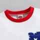 thumbnail image 2 of Mono de gimnasia para bebés y niños pequeños, con tirantes y estrellas, de manga corta, para el Día de la Independencia (blanco, 6-9 meses), 2 of 7