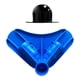 thumbnail image 4 of Conector Piscina Esquinero Unión Marco Metal Reemplazo Tapón Válvula Instalación Rápida Material PP Adecuado para Piscina Jardín Piscina Desmontable Azul, 4 of 5