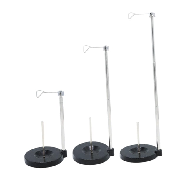 Portacarrete de hilo único ajustable para bordado, costura y acolchado. Fácil de instalar, multiusos, alimentación más suave. Soporte de hilo único.