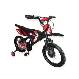 Powerbike - Bicicleta Moto Aro 16 Negra