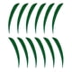 thumbnail image 4 of 12 piezas 3 pulgadas tiro con arco flecha pavo plumas fletchings paletas verde oscuro, 4 of 5