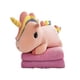 thumbnail image 1 of Peluche Almohadilla Decorativa + Manta Térmica de 1 Plaza rosa, 1 of 4