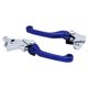 thumbnail image 1 of Palancas De Embrague De Freno De Motocicleta 2 Piezas Pivote De Palanquilla Ajustable Para Honda Blue, 1 of 5