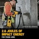 thumbnail image 3 of Martillo perforador DEWALT DCH133M2 20V Max XR sin escobillas 26J, 3 of 3