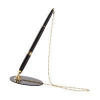 Magideal - Bolígrafo De Registro De Boda, Bolígrafo De Escritura Suave Con Base Redonda De De 0,5Mm, Bolígrafo De Autógrafo De Metal Elegante Para Bo , Dorado