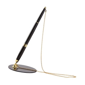 Magideal - Bolígrafo De Registro De Boda, Bolígrafo De Escritura Suave Con Base Redonda De De 0,5Mm, Bolígrafo De Autógrafo De Metal Elegante Para Bo , Dorado