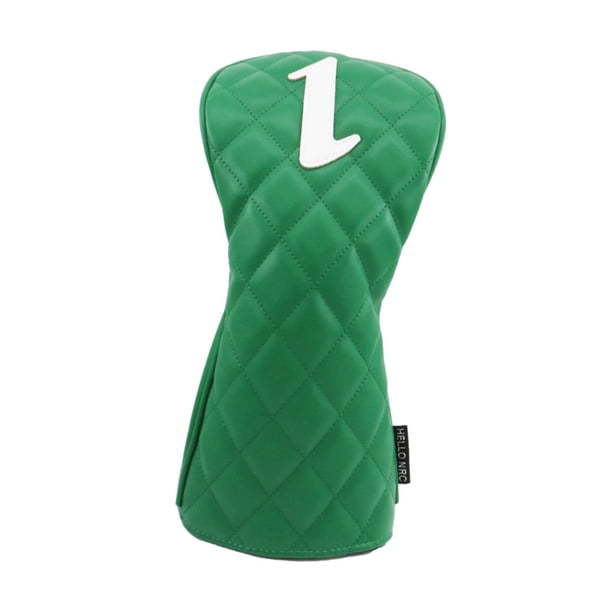 Funda de Madera para Palos de Golf de Piel Sintética, Portátil, Resistente a Los Arañazos, Accesorio de Golf, Envoltura de Cuello Largo, Protector Par Verde