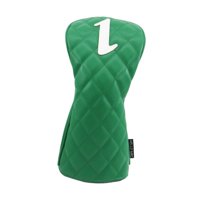 Magideal - Funda De Madera Para Palos De Golf De Piel Sintética, Portátil, Resistente A Los Arañazos, Accesorio De Golf, Envoltura De Cuello Largo, Protector Par Verde