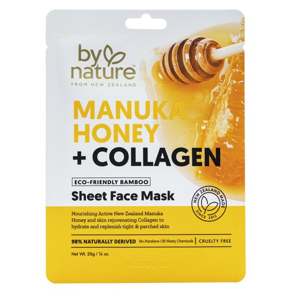 Mascarilla Facial By Nature Miel Manuka Colágeno 25g Unisex