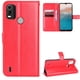 thumbnail image 4 of Funda tipo libro para Nokia C21 Plus, cartera todo‑en‑uno, funda multifuncional con tarjetero y correa de muñeca desmontable, 4 of 4