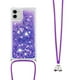 thumbnail image 5 of Funda FOXDOCK para iPhone 11 con Cuerda Ajustable, Brillo Líquido, Protección Antigolpes y Lente – Ideal para Regalo, 5 of 6