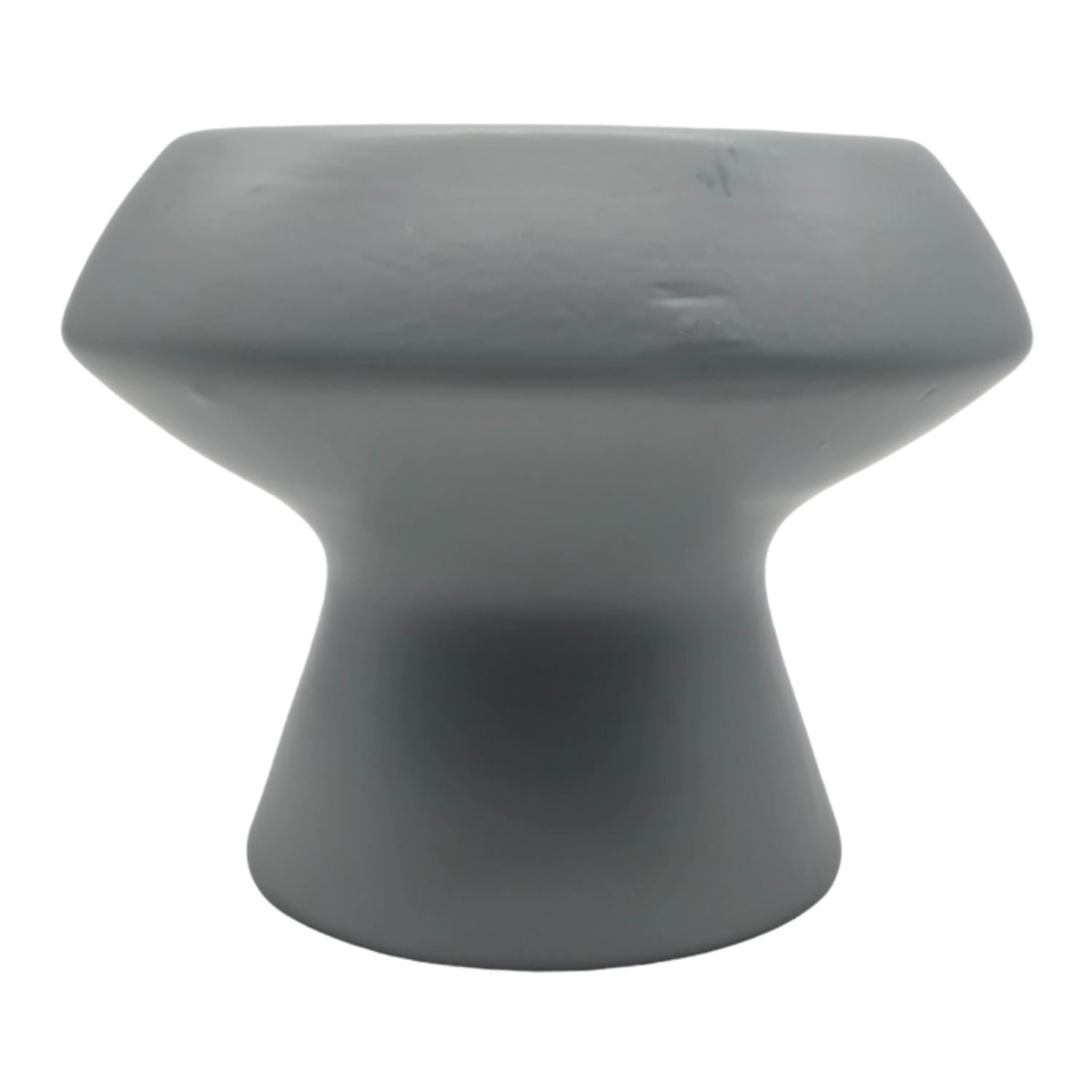 Fliperex - Macetero Maceta De Ceramica Con Forma De Seta Gris Deco