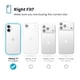 thumbnail image 3 of Funda para Celular Speck GEMSHELL Grip iPhone 17 Transparente, 3 of 7