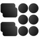 thumbnail image 1 of Soporte magnético de metal para teléfono móvil, 10 unidades, color negro, 1 of 7
