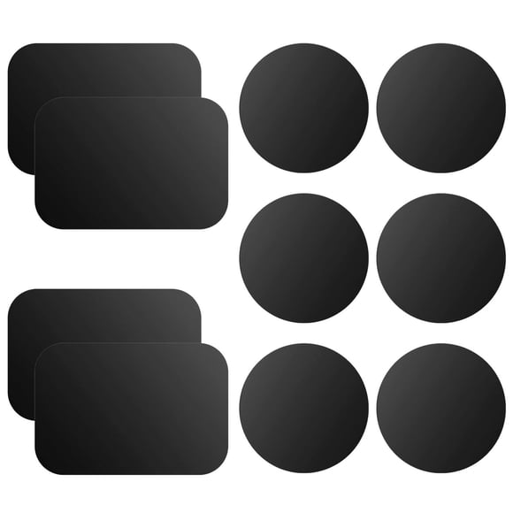 Soporte magnético de metal para teléfono móvil, 10 unidades, color negro