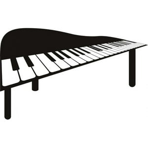 Rienda Libre Graphics - Decomural Piano Musical Instruments Ws-19012