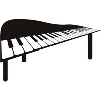 Rienda Libre Graphics - Decomural Piano Musical Instruments Ws-19012