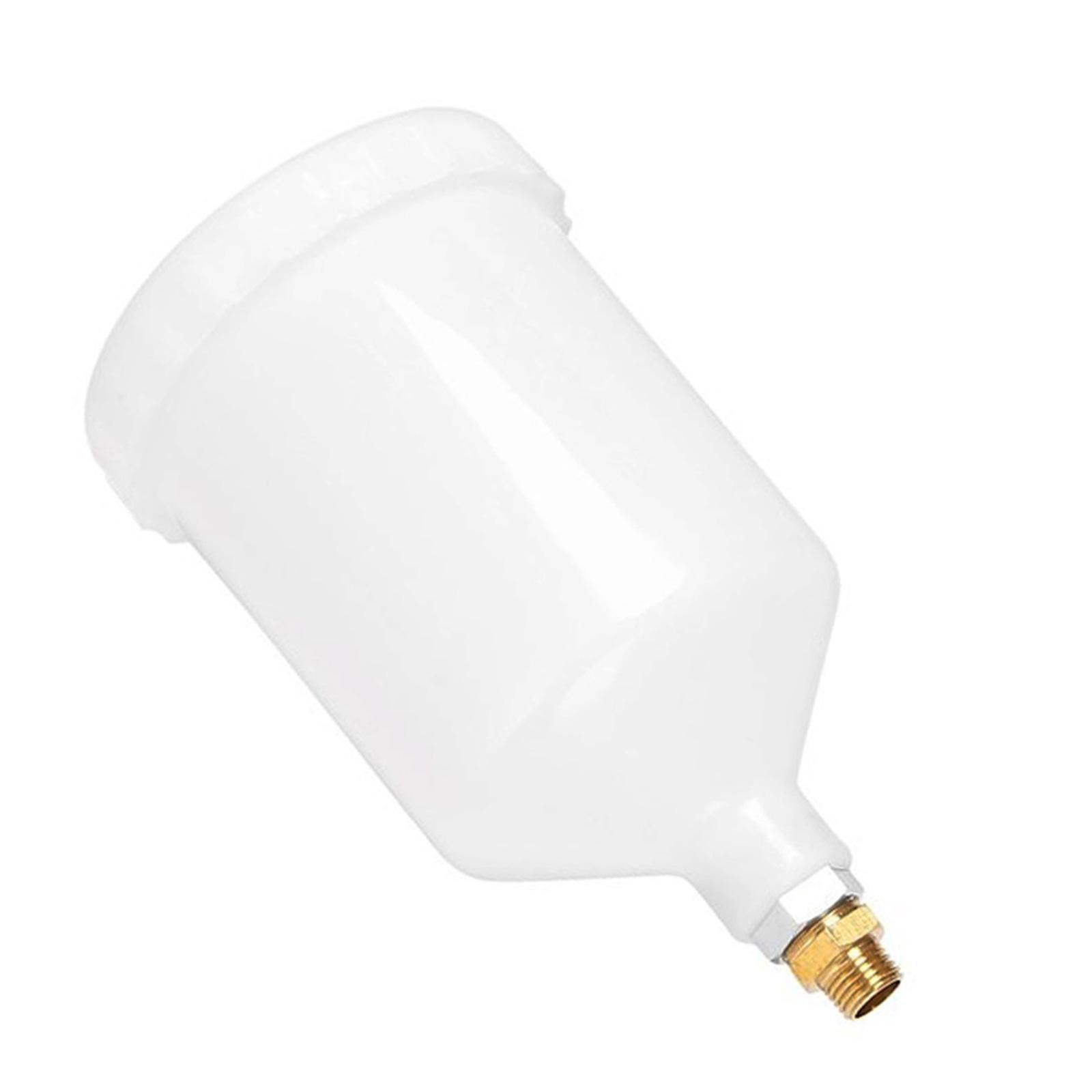 Magideal - Taza Del Rociador Pintura Alimentación Por Gravedad 600 Ml Accesorios Robusto Creativo Con Tornillo Piezas De Repuesto Duraderas Reemplazo Directo Uso