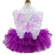 thumbnail image 1 of Vestido para perros ANIAC Butterfly Tutú morado para perros pequeños, 1 of 5