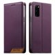 thumbnail image 1 of Funda Tipo Cartera de Cuero Sintético para Samsung Galaxy S20 Bloqueo RFID, con Ranuras para Tarjetas y Bolsillo para Efectivo, Cierre Magnético Fuerte Morado, 1 of 6