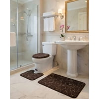 Imac Hogar - Set De Baño De Marmol Aterciopelados 3 Piezas