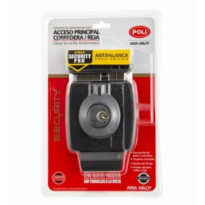 Chapa Cerradura Portón Corredera Y Reja Antipalanca Máx Seguridad Poli