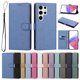 thumbnail image 1 of Cartera para Samsung Galaxy S25 Ultra con Bolsillo de Tarjetas, Azul, 1 of 6
