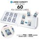 thumbnail image 2 of Carpeta para cartas FunGuys 60 PSA Slab, 6 bolsillos y cremallera, 2 of 8