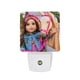 thumbnail image 1 of Muñeca American Girl Luz nocturna LED con sensor de anochecer a amanecer para dormitorio, baño, pasillo, escaleras - Lámpara LED nocturna de enchufe, 0.5W - 1 pieza, 1 of 6