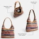 thumbnail image 3 of Bolsa de Hombro Coach Brooklyn Raffia para Mujer Multicolor, 3 of 6