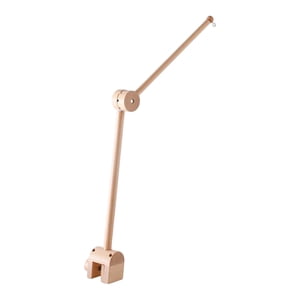 Bothyi - Titular De La Campana De La Cama Soporte De Brazo Ajustable Colgante De Madera Para El Soporte Arqueado De La Cama De La Cuna Del Bebé Del Dormitorio